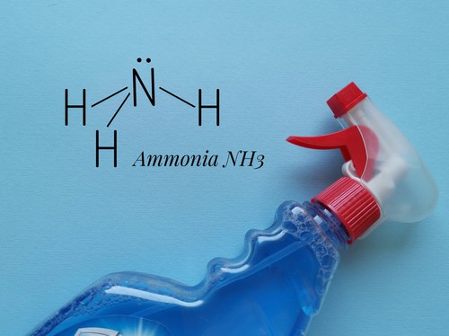 Water and Ammonia cleaning method